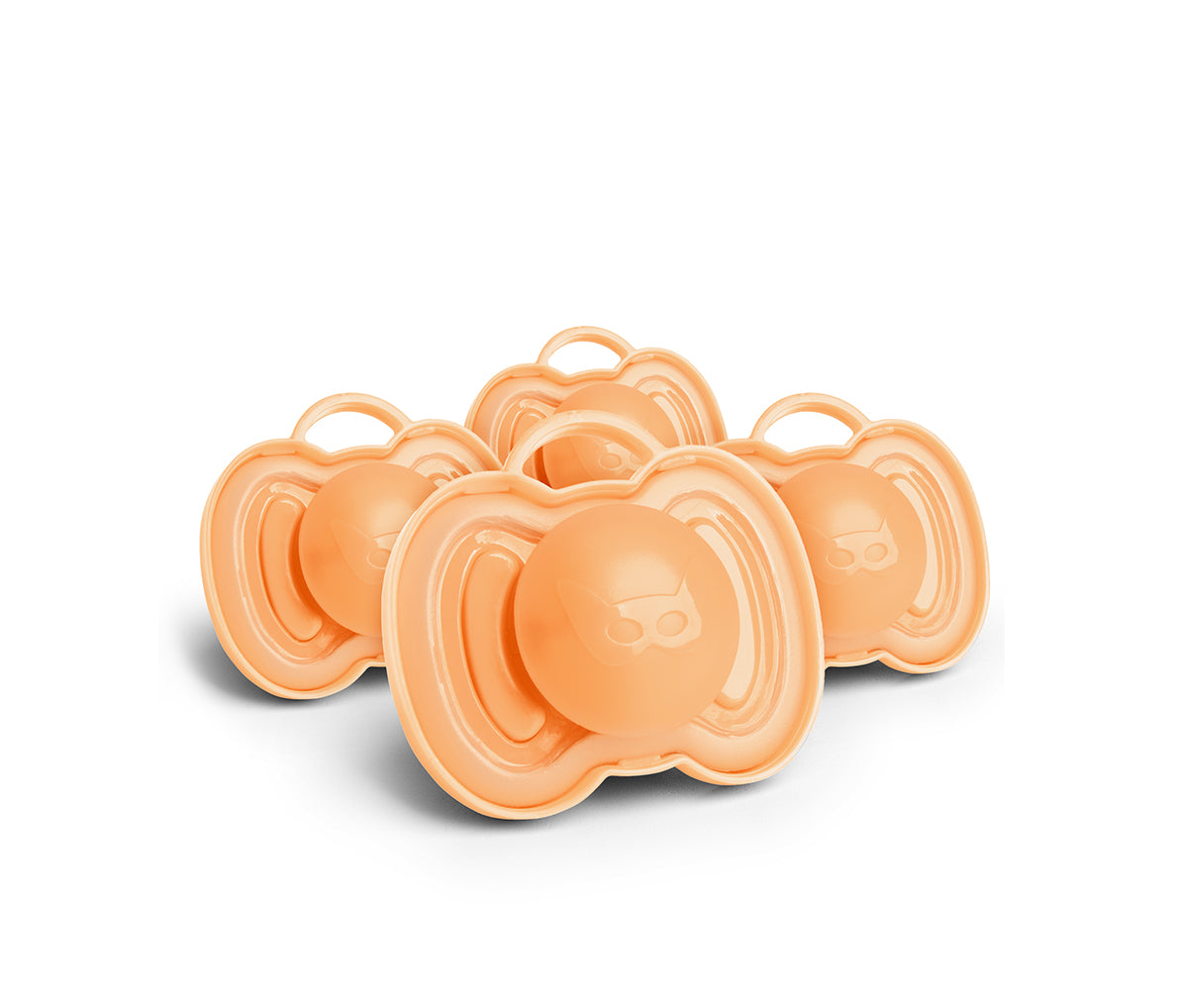 Lot de 4 sucettes, 0+ mois, Peach