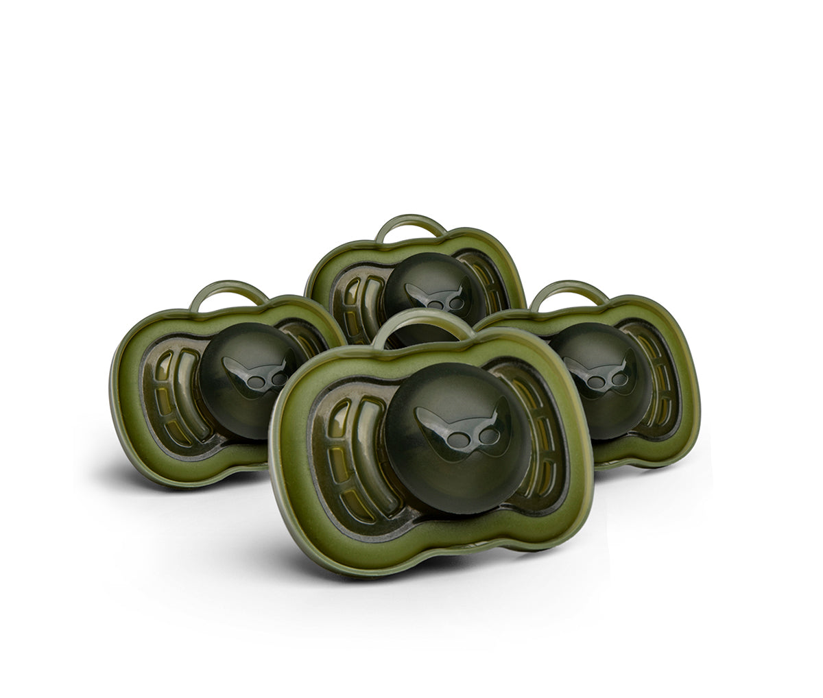 4-pack Nappar, 6+ månader, Army Green